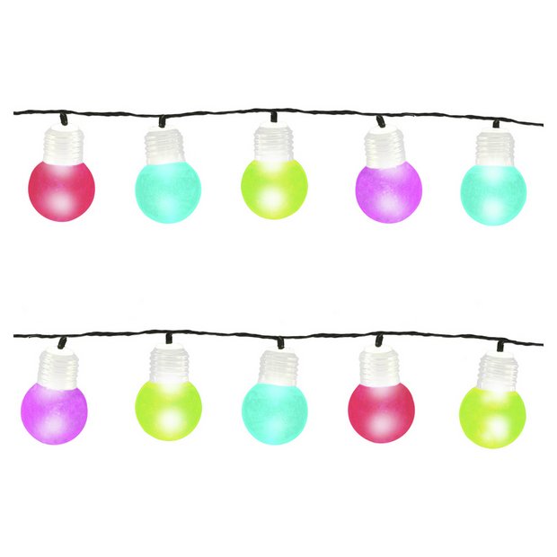 Buy Gardenkraft 50 Multi Coloured LED String Lights at Argos.co.uk - Your Online Shop for ...